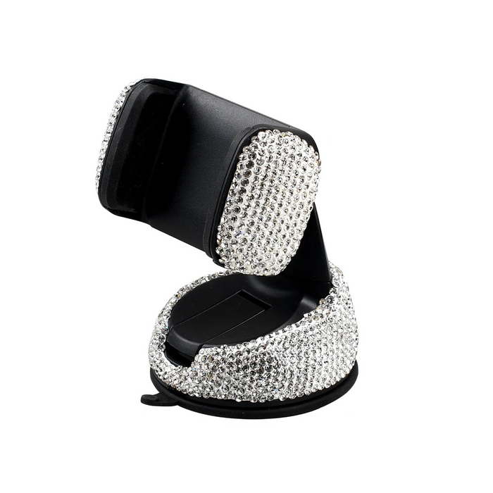 Rotating Diamond Car Phone Holder Air Outlet Mount For Women