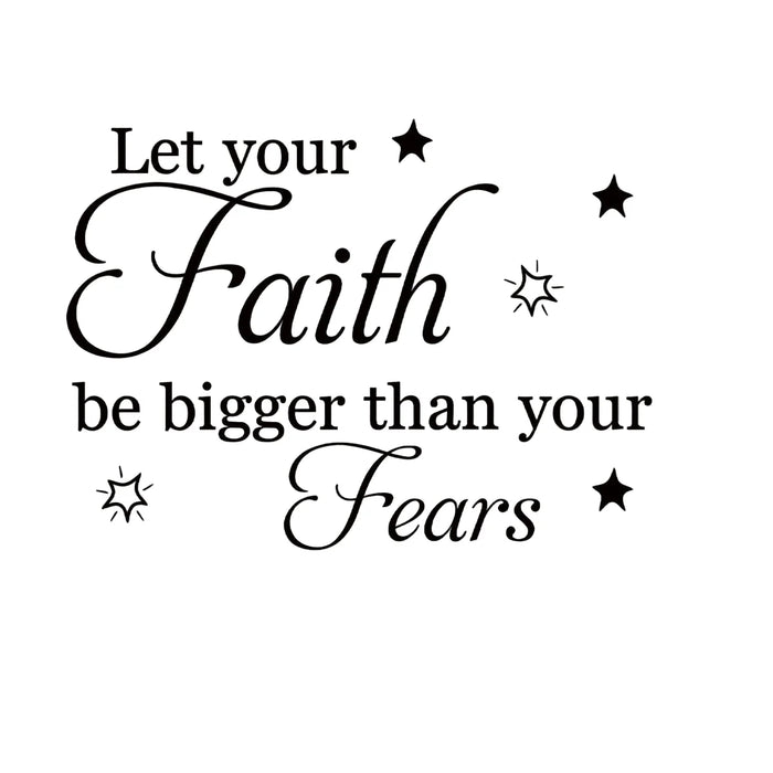 Motivational Star Wall Stickers For Home Decor