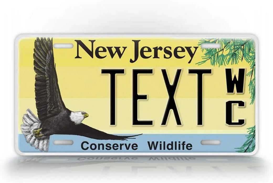 Custom Nj Wildlife Tin Sign Personalize Any Text