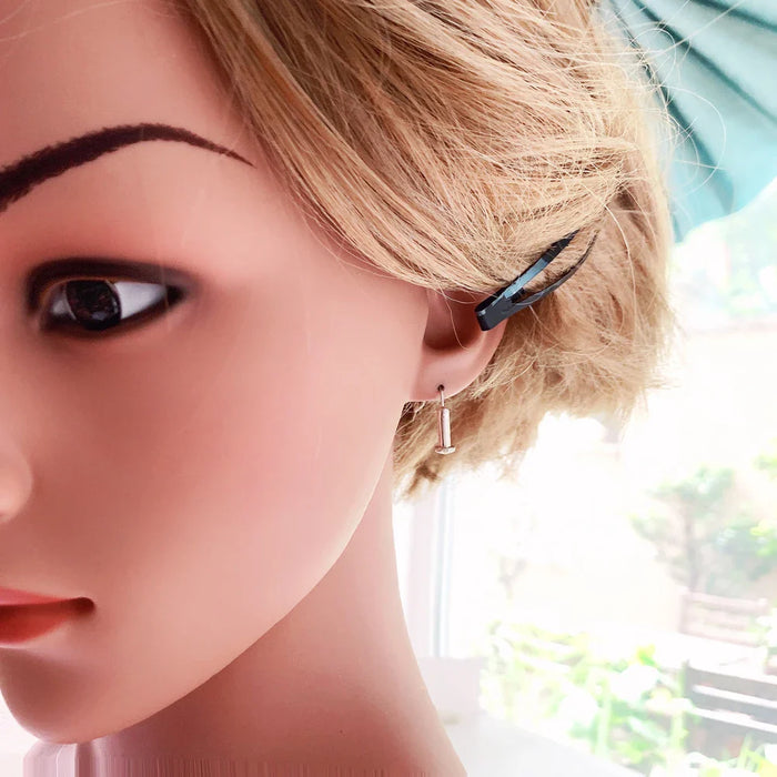 925 Sterling Silver Drop Earrings Classic European Style For Women & Men