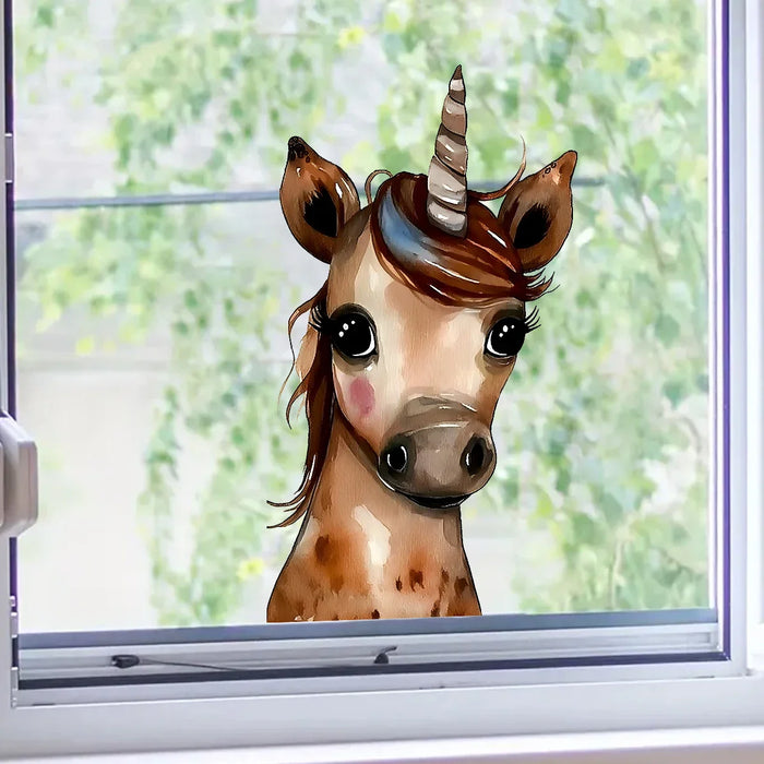 Adorable Unicorn Wall Decals For Kids Room Decor