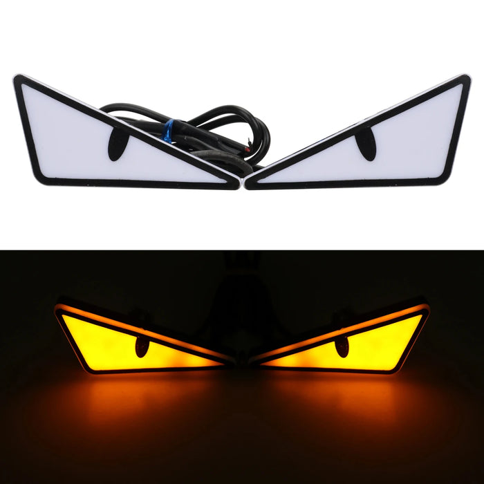 Universal Motorcycle Devil'S Eye Led Signal Light Dynamic Tail Lamp