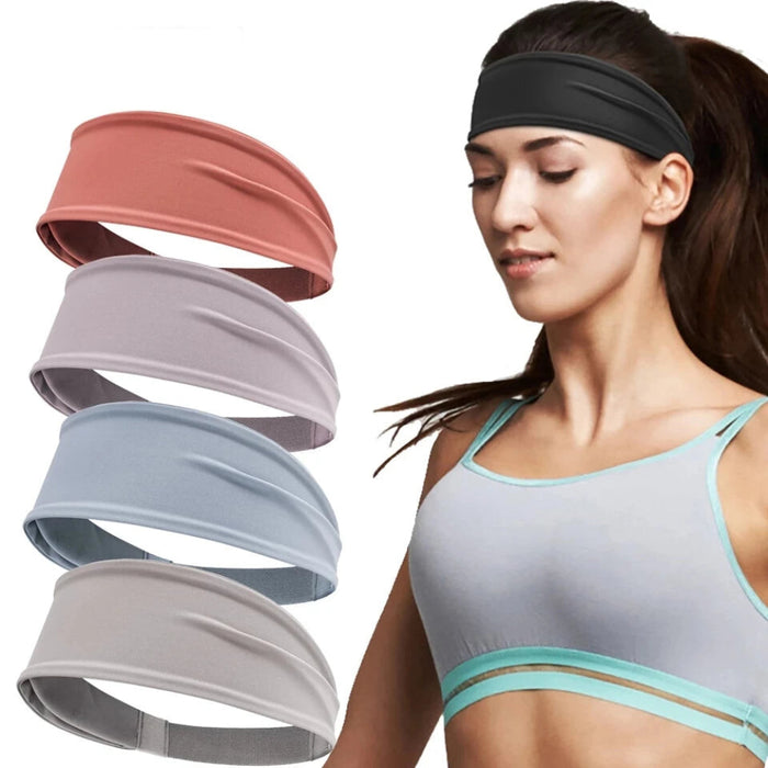 Non Slip Sport Headband For Men & Women Moisture Wicking Sweatband For Fitness Running Cycling Yoga