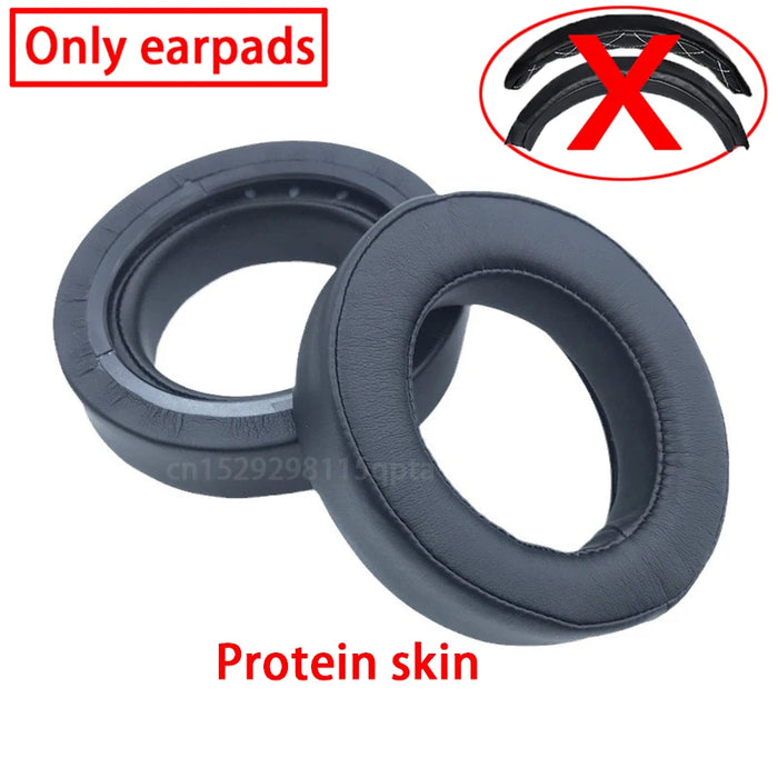 Pair of Hs50 Hs60 Hs70 Pro Headphone Ear Pads Leather Sleeve Head Beam Cover