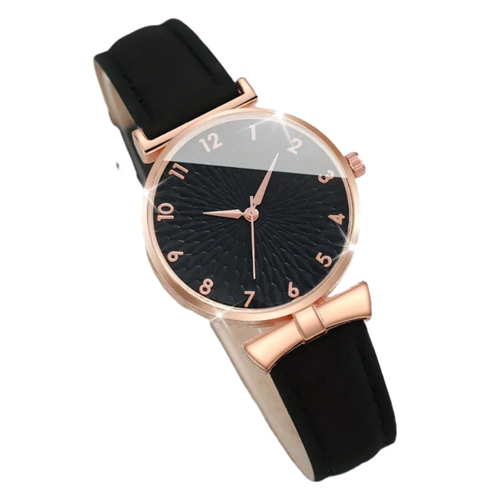 5 Piece Fashion Watch Heart Jewelry Set - Without Box