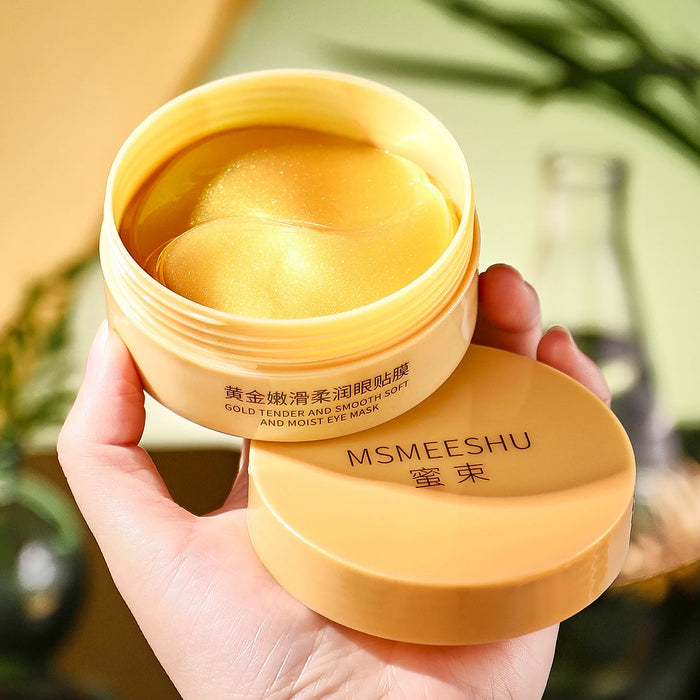 60 Piece Seaweed Gold Collagen Eye Mask For Dark Circles & Bags