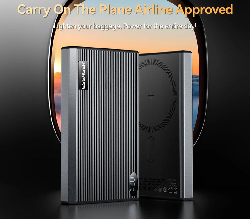 Mini Magnetic Power Bank 10000Mah 20W Wireless Fast Charging External Battery For Magsafe For Iphone16 15 14 13 Pro Max