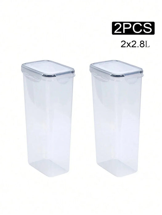 1 / 2 / 4 Piece 2.8L Airtight Food Storage Jars