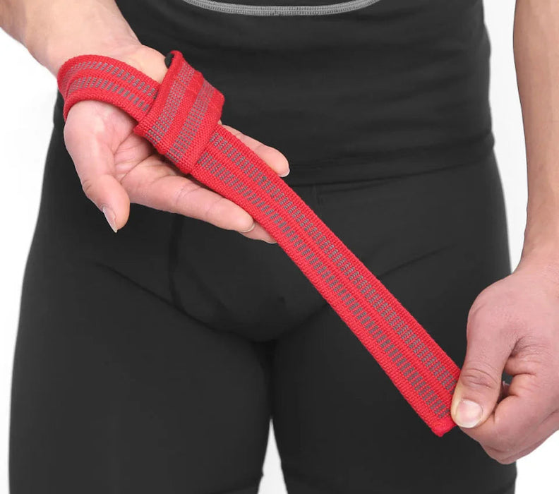 Pair of Adjustable Anti Skid Dumbbell Straps Fitness Wrist Support