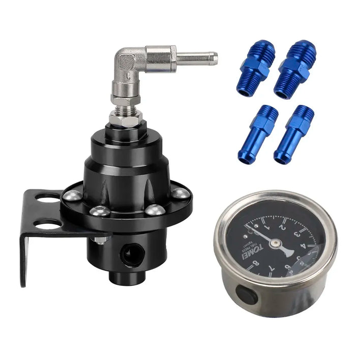7 Colour Adjustable Fuel Pressure Regulator Kit