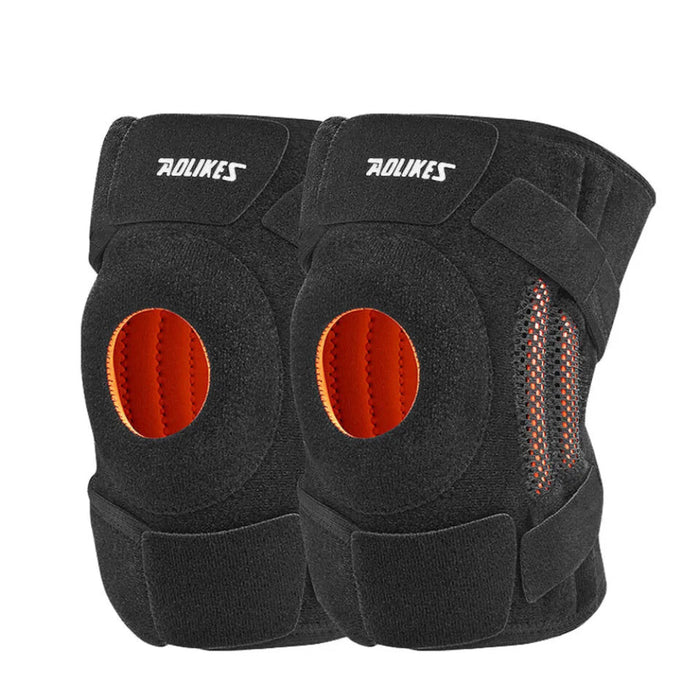 Pair of Knee Braces With Side Stabilizers Pain Relief For Men And Women Running Cycling Climbing