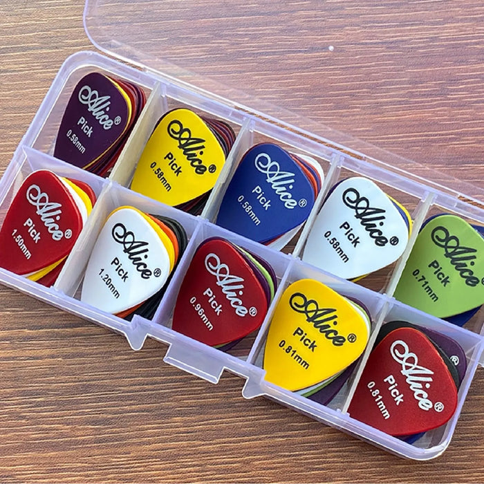 24 MultiColour Abs Guitar Picks For Acoustic / Electric Guitars Bass Or Ukulele