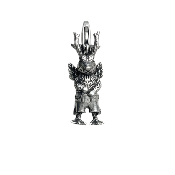 925 Sterling Silver Summer Strange Rabbit Pendant Rebel Jewelry For Women & Men