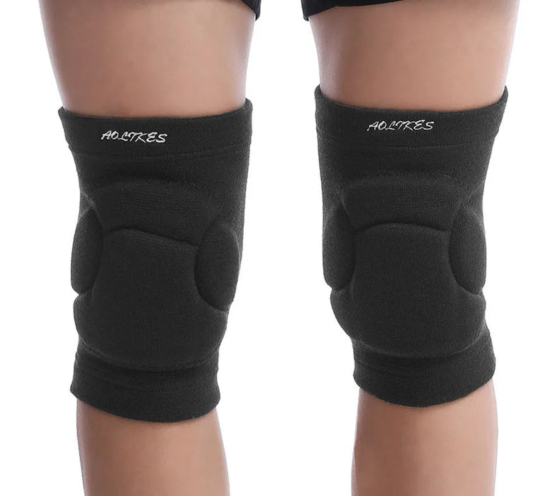 Pair of Thick Knee Pads For Sports & Yoga