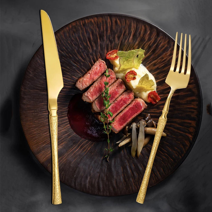 4 / 16 / 32 Piece Stainless Steel Tableware Set For Parties And Restaurants