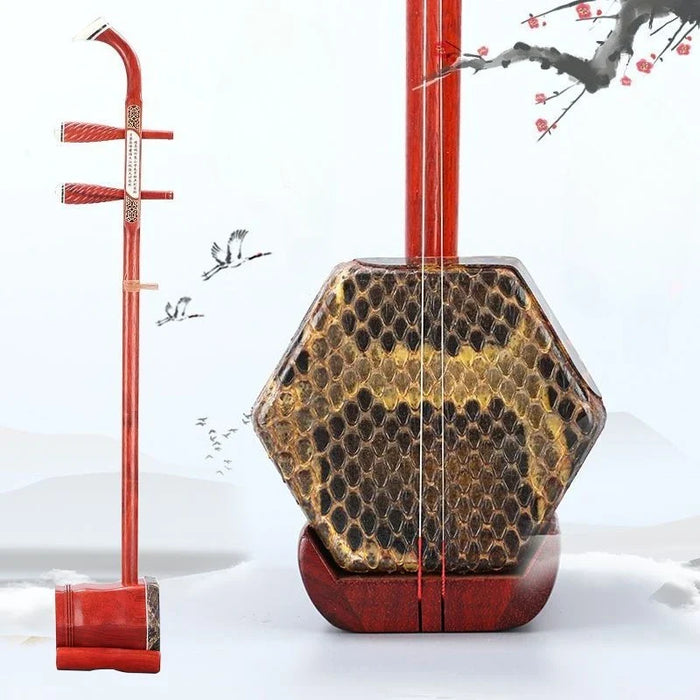 Traditional 2 String Rosewood Erhu For Adult Beginners