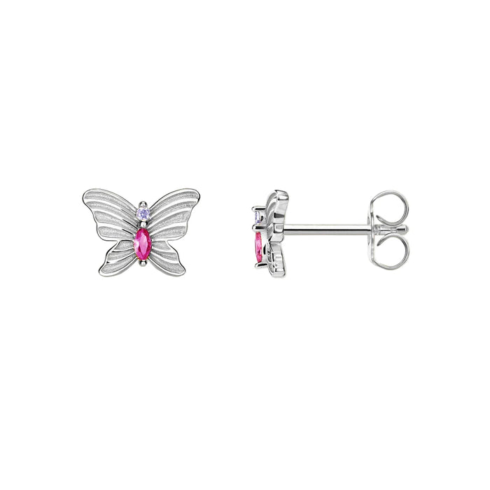 925 Sterling Silver Boho Butterfly Studs Summer Gift