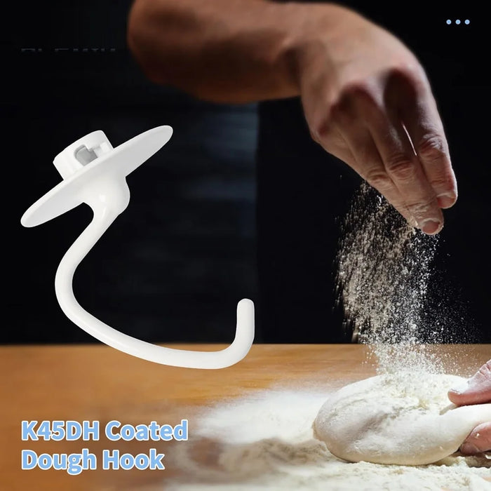 K45Dh Dough Hook Compatible With Kitchenaid K45 K45Ss Ksm90 Ksm110 Ksm150 Ksm75 Tilt-Head Stand Mixers 4.5-5 Quart Bowls