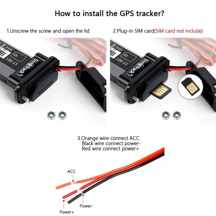 Waterproof Gps Tracker for Vehicles Real Time Locator