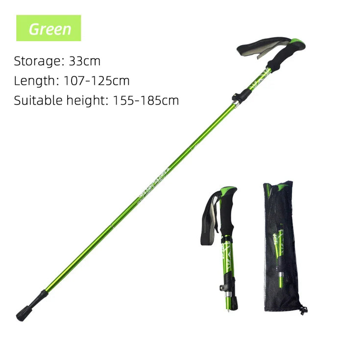 Portable Foldable Trekking Pole For Nordic Hiking