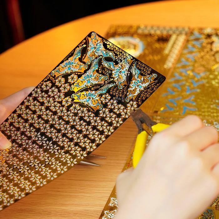 Diy 3D Metal Puzzle Set For Brain Teaser Fun