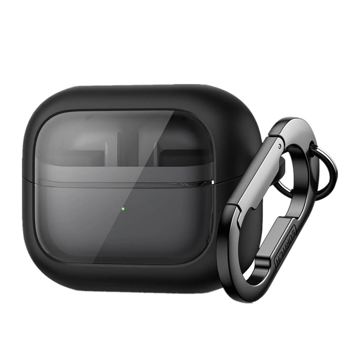 For Samsung Galaxy Buds 3 Pro / Galaxy Buds 3 Magnetic Bumper Rugged Shockproof Protective Case With Anti-Lost Keychain