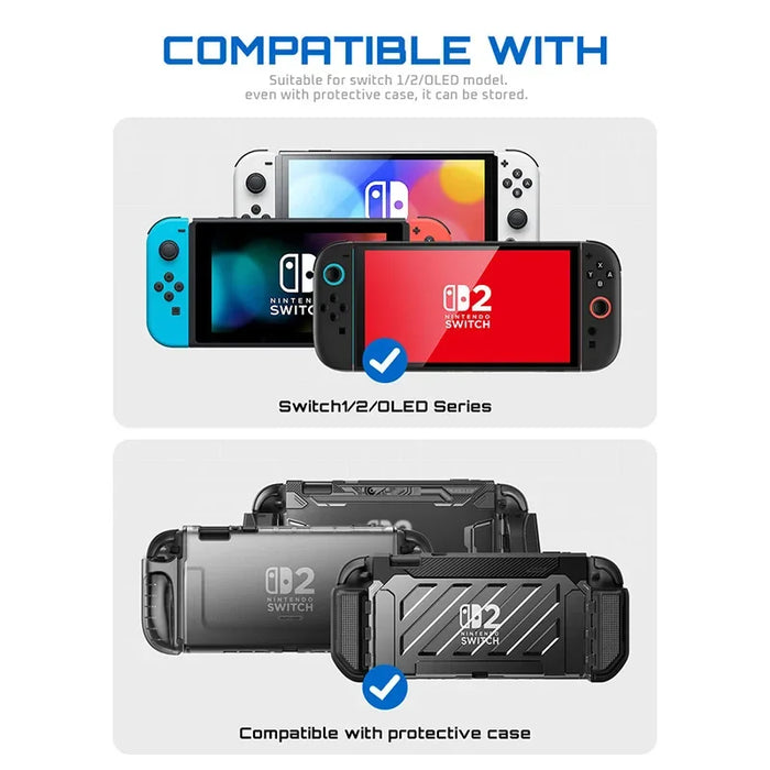 For Nintendo Switch 2 2025 Portable Hard Shell Travel Spacious Carrying Case