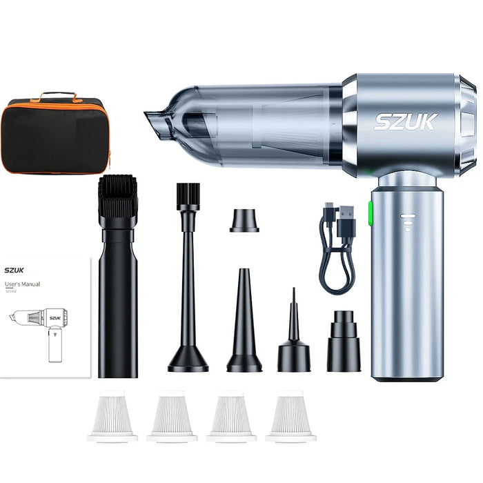 Portable Car Vacuum Cleaner Strong Suction Handheld For Home & Auto