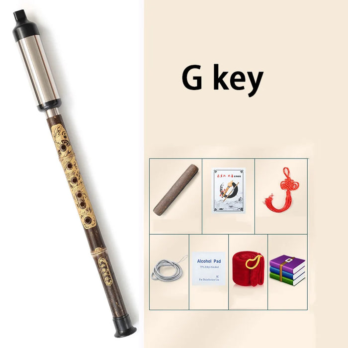 Detachable Vertical Bawu Flute For Adults