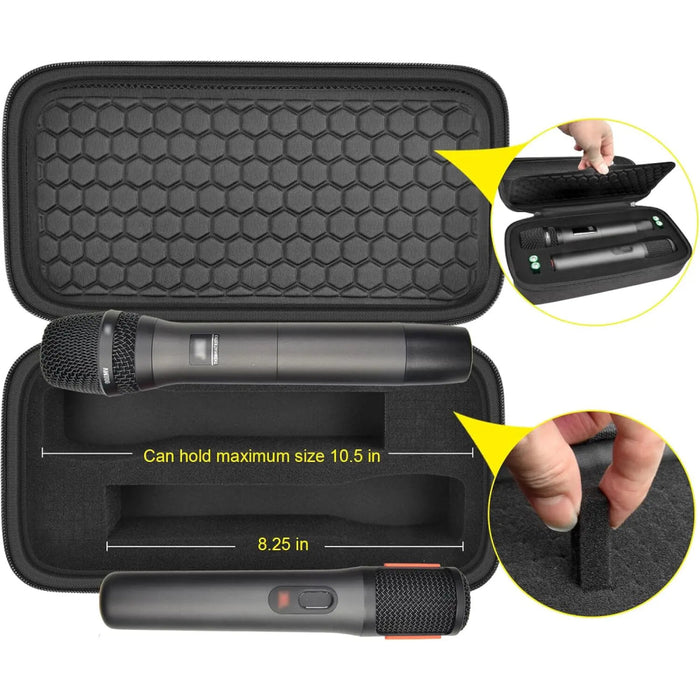 Wireless Microphone Case For Jbl Wireless Two Microphone System Diy Foam Also Fits Tonor Shure