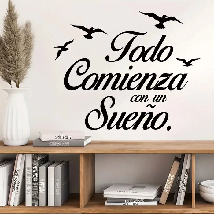 1Pc Inspirational Wall Decals For Home Decor