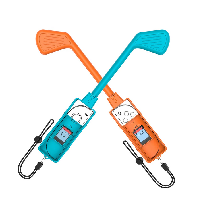 2Pcs Golf Culb For Nintendo Switch 2 Joy-Con Controller Golf Clubs Controller Grip Holder For Switch 2 Golf Game Accessories