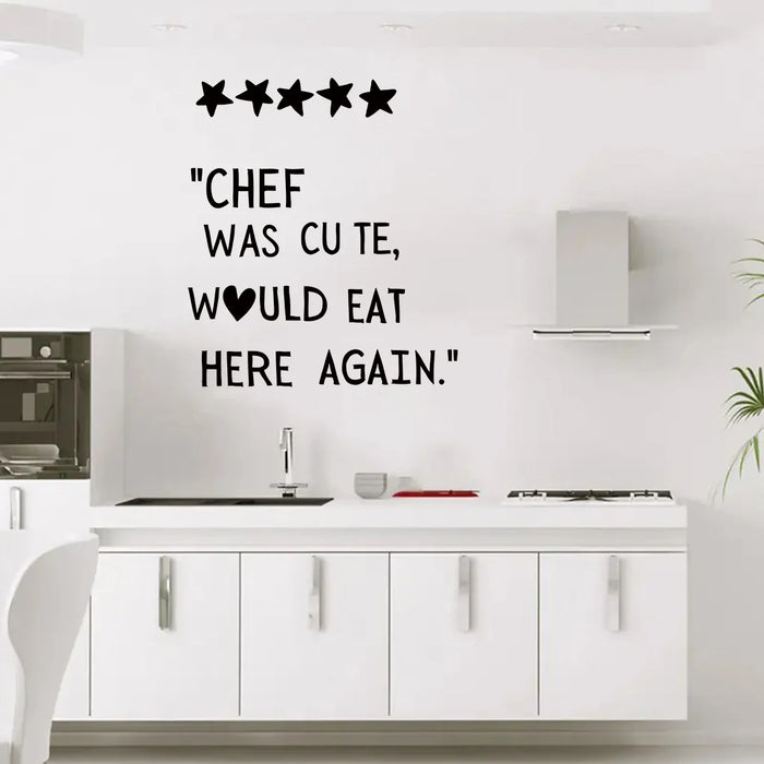 5 Star Pvc Wall Stickers For Kitchen & Living Room Decor