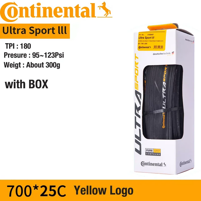 Continental Ultra Sport Iii & Grand Sport Race Road Tire 700X23 / 25 / 28C