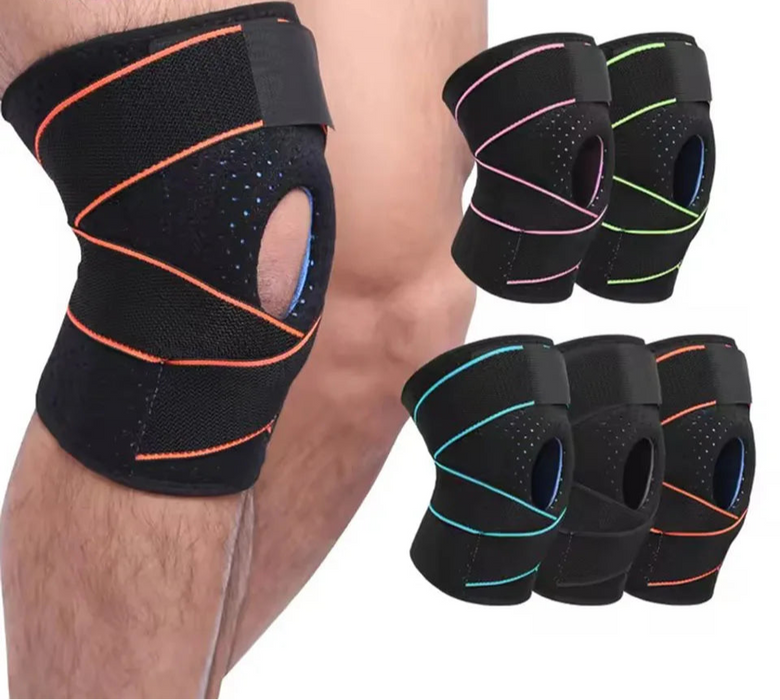 Quick Dry Knee Support With 4 Springs Sports Kneepad Brace