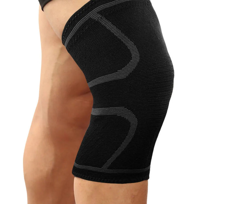 Compression Knee Sleeve For Men & Women Ideal For Weightlifting Running & Sports