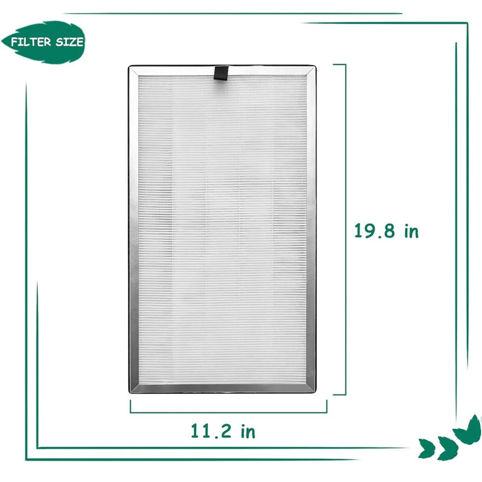 2 Pack Replacement Filter Compatible With Ma-112 Air Purifier 3 In 1 Pre-Filter H13 True Hepa Filter And Activated Carbon Filter