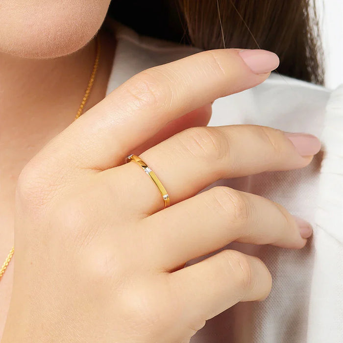 925 Sterling Silver Europe Style Ring With Stones Fine Jewelry For Women Christmas