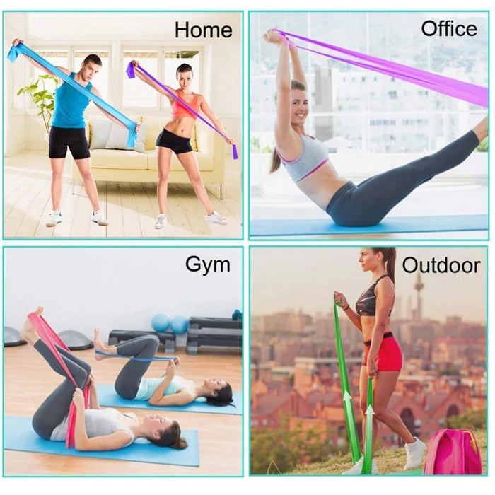 Latex Yoga Resistance Bands Fitness Loop For Crossfit Exercise Training