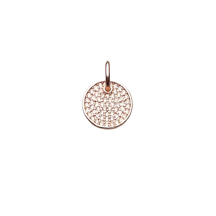 925 Sterling Silver Summer Sparkle Disc Pendant For Women