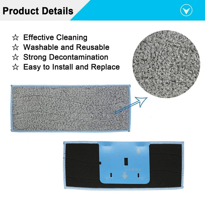 Wet Mopping Pads Floor Wiper Suitable For Irobot Braava Jet M6 Series Mop
