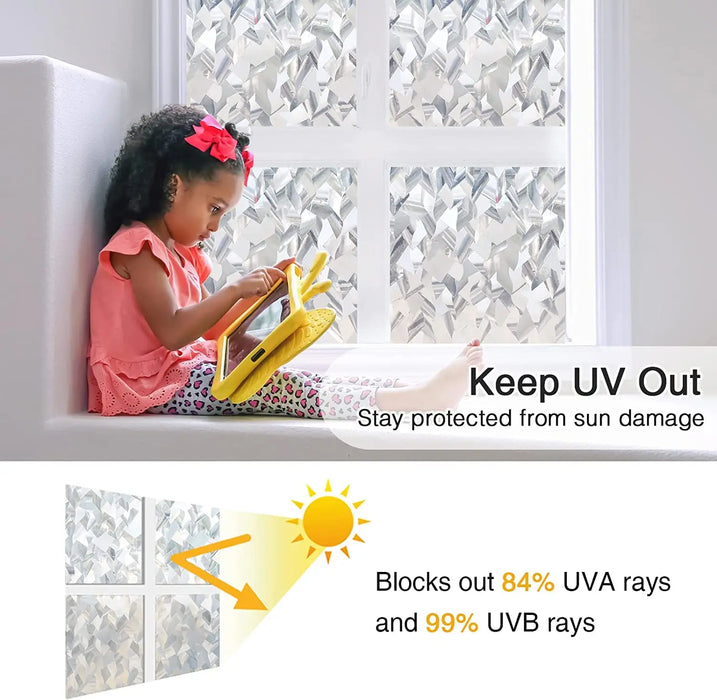 Stained Glass Window Film - Decorative Privacy Covering