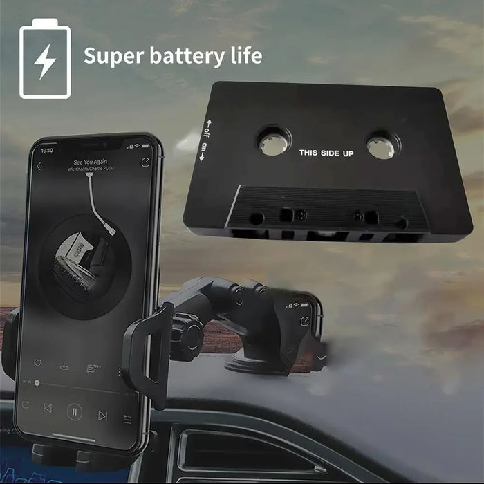 Wireless Car Cassette Adapter With Bluetooth 5.0