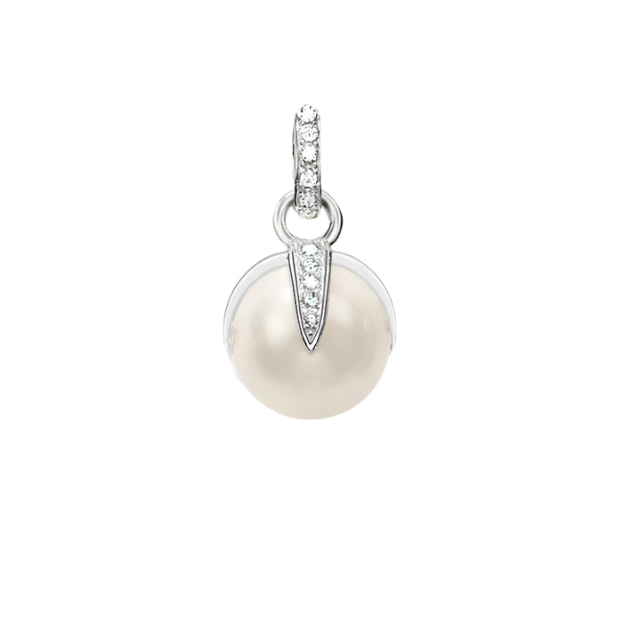 925 Sterling Silver Freshwater Pearl Ball Pendant Romantic Fashion Jewelry For Women