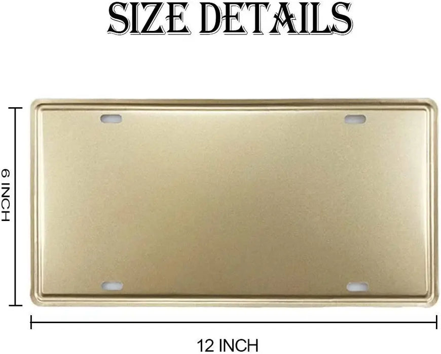 Senegal Car Front Tin Sign Novelty Decorative Metal Plate For Trucks