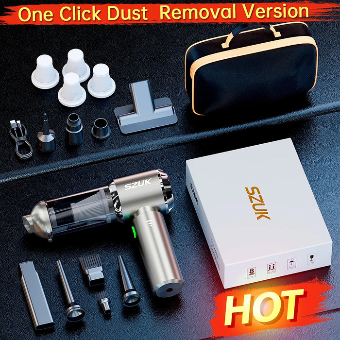 Portable Car Vacuum Cleaner Strong Suction Wireless Mini Handheld Home Appliances