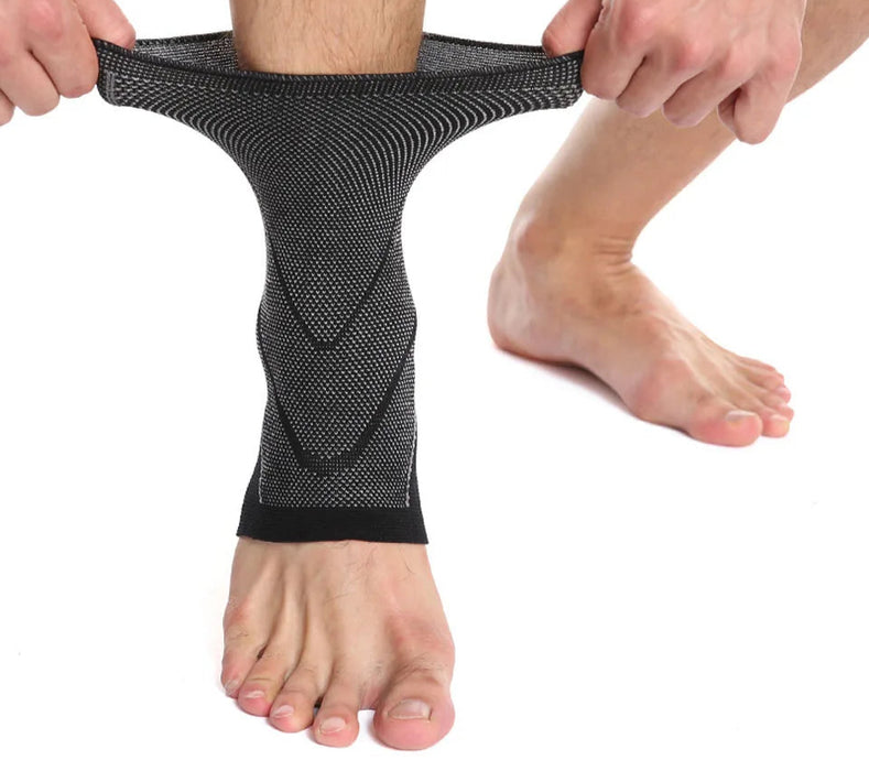 Unisex Ankle Support Sleeve Compression Wrap For Sprained Ankle