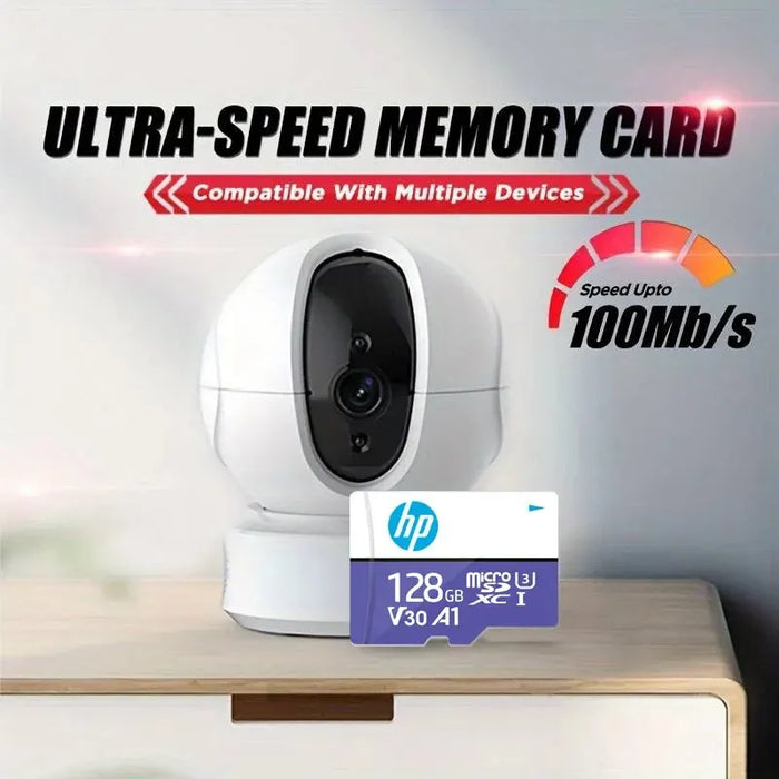 HP High Speed 256gb Micro Sd Card Class 10 4k Tf Mecard C10