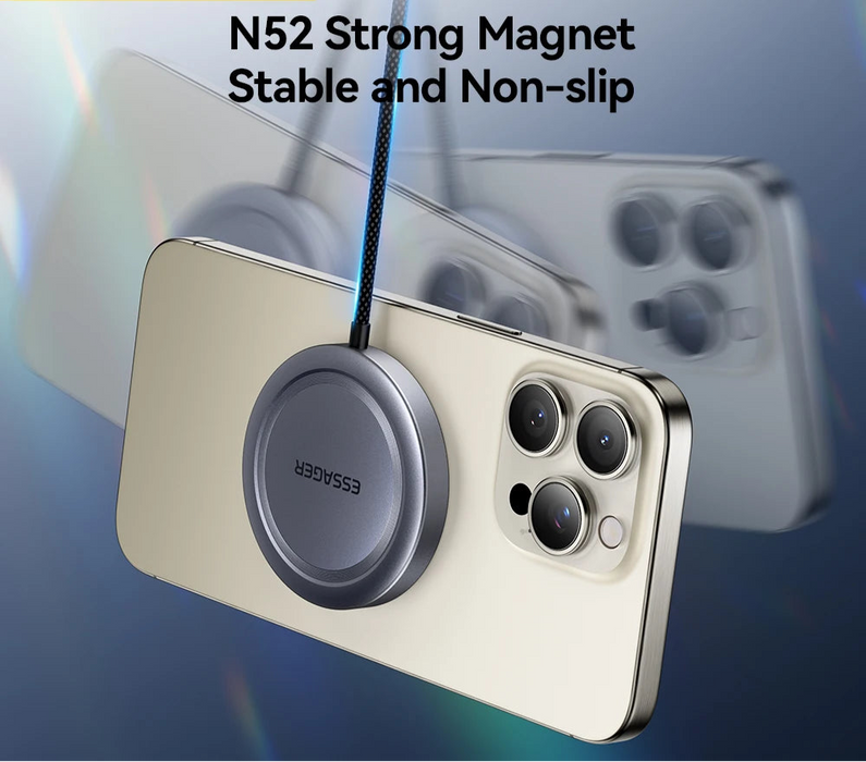 15W Magnetic Qi2 Wireless Charger For Iphone 16 15 14Ro Max Samsung S23 Fast Charging For Magsafe Wireless Charging Pad