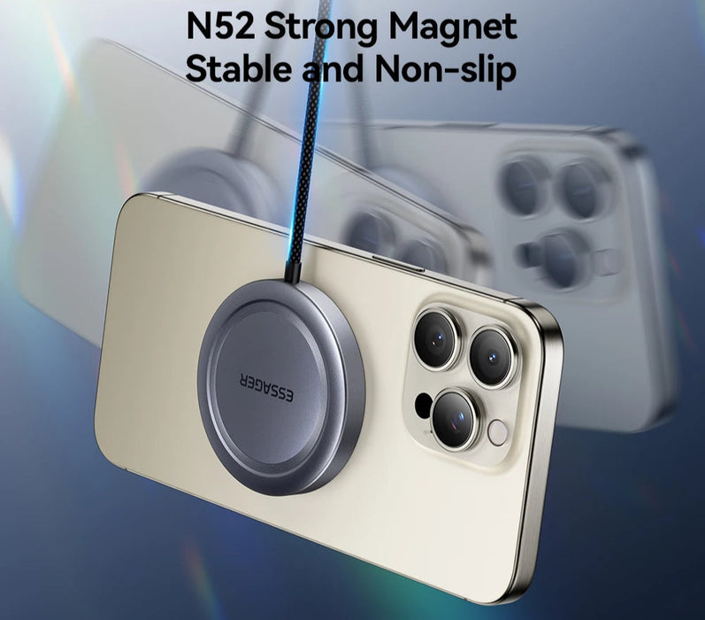 Ture 15W Magnetic Qi2 Wireless Charger For Iphone 16 Pro Max Samsung S23 Fast Charging For Magsafe Wireless Charging Pad